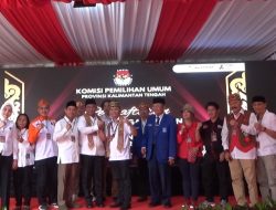 Agustiar dan Edy Pratowo Daftar Sebagai Paslon Kedua di KPU Kalteng