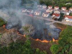 Akibat Bakar Sampah Lahan Terbakar di Palangka Raya