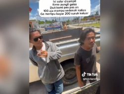 Viral di Media Sosial, Dua Pria Diduga Lakukan Pungutan Liar di SPBU Sampit