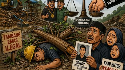 NYAWA TERGANTIKAN EMAS: PRAKTIK ILEGAL DAN LEMAHNYA PENEGAKAN HUKUM