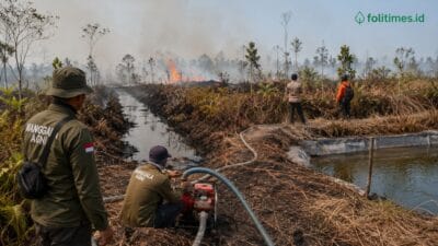 Ilustrasi, Kalimantan Tengah saat risiko karhutla meningkat pada musim kemarau 2026.