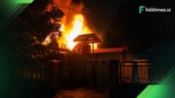 Rumah Lama Tak Dihuni Rumah ASN Hangus Terbakar