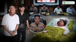 Pelaku dugaan pembakaran pacar di Sampit diringkus polisi setelah sempat kabur ke Palangka Raya. Foto Ist