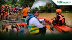 Tim SAR Gabungan menyisir Sungai Kapuas mencari anak 11 tahun yang hilang di Desa Sei Hanyu, Kabupaten Kapuas