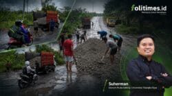 Warga Swadaya Perbaiki Jalan Nasional Rusak, BPJN disorot