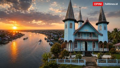 Gereja Imanuel Mandomai di Kecamatan Kapuas Barat, sebagai saksi sejarah masuknya pendidikan, peradaban, dan penyebaran Injil di tepian Sungai Kapuas sejak akhir abad ke-19