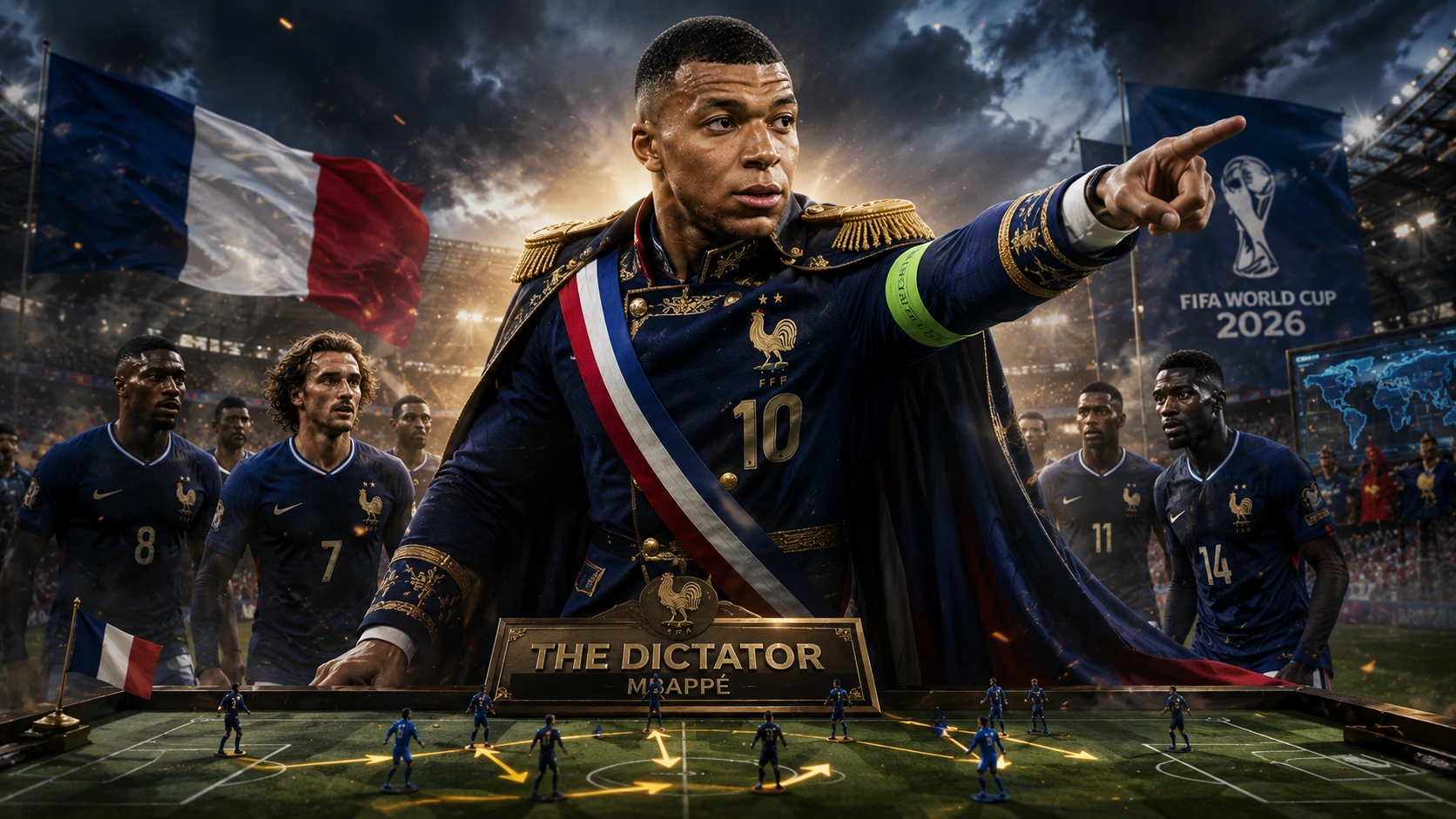 Kylian Mbappe memimpin Prancis menghadapi Spanyol pada semifinal Piala Dunia 2026, dengan sorotan tertuju pada perannya sebagai jenderal lapangan