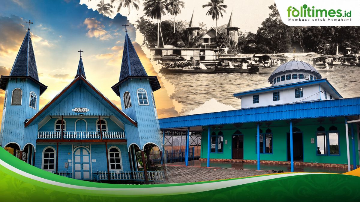 Masjid Jami Al-Ikhlas dan Gereja Imanuel Mandomai menjadi simbol sejarah masuknya Islam dan Kristen di Kalimantan Tengah serta cikal bakal harmoni sosial di Bumi Tambun Bungai