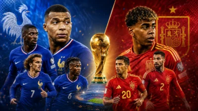 Pemain Prancis dan Spanyol bersiap menjalani semifinal Piala Dunia 2026, duel dua raksasa Eropa yang diprediksi berlangsung sengit hingga akhir laga