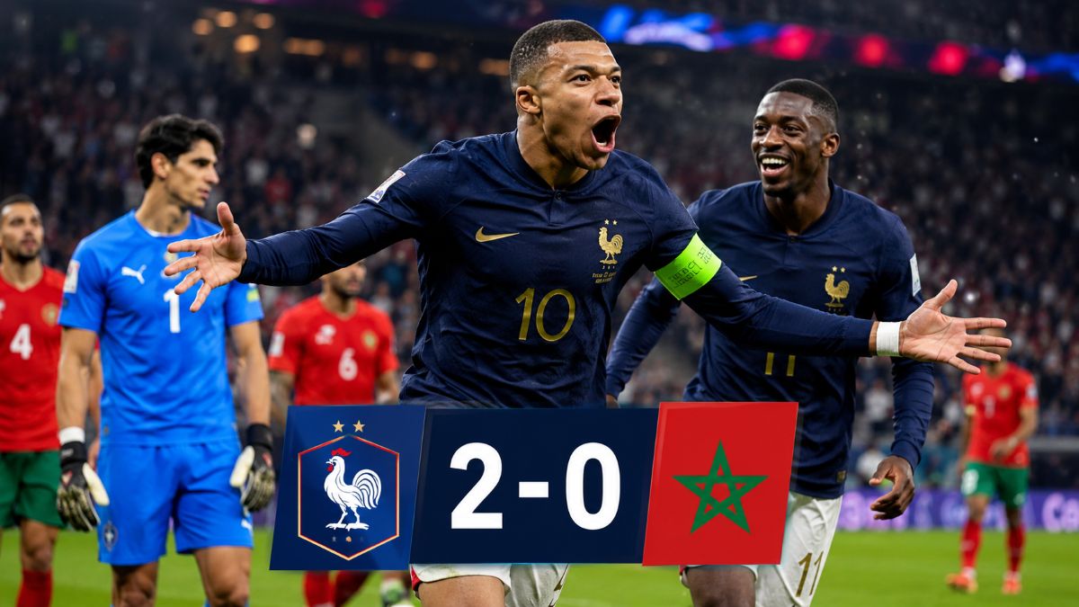 Prancis menyingkirkan Maroko 2-0 pada perempat final Piala Dunia 2026, menjaga asa Les Bleus melaju menuju gelar juara dunia.