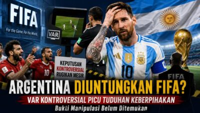 Sorotan terhadap keputusan VAR dalam laga Argentina memicu perdebatan publik, sementara FIFA membantah adanya keberpihakan pada Piala Dunia 2026.