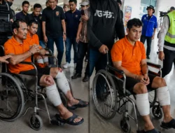 Tiga Buronan Tragedi Tumbang Kalemei Tiba di Palangka Raya