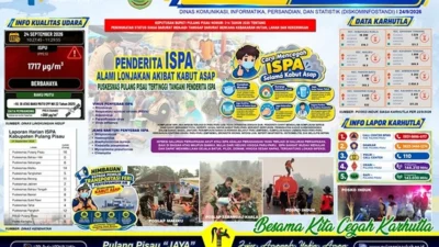 Asap Pulang Pisau Picu 99 Kasus ISPA Harian