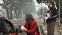 Kabut Asap Palangka Raya, 30 Ribu Masker Dibagikan kepada Warga