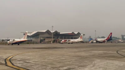 Dokumentasi bandara terdampak kabut asap, sumber Direktorat Jenderal Perhubungan Udara.