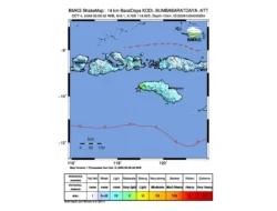 Sumba Earthquake Triggers 62 Aftershocks, Buildings Damaged