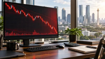 IHSG Tertekan 3,28 Persen, Pasar Menanti Arah Senin