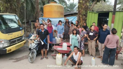 Air Bersih Kalteng Tembus 4,7 Juta Liter, Kekeringan Berlanjut