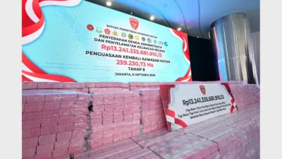 Satgas PKH Kuasai Kembali 6,2 Juta Hektare Hutan