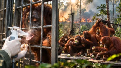BOS Ungkap Ancaman Karhutla, Puluhan Orangutan Butuh Perawatan